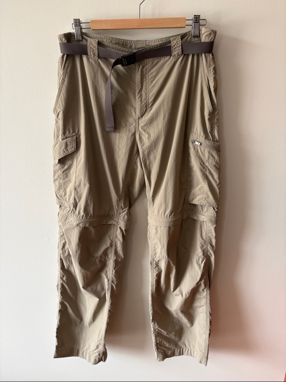 Columbia Convertible Hiking Pants Beige Size 34